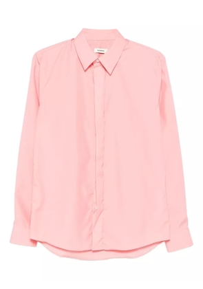SANDRO button-down cotton shirt - Pink