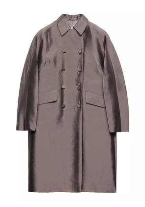 Prada double-breasted coat - Grey