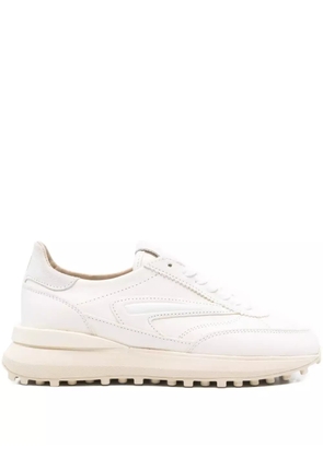 D.A.T.E. leather lace-up low-top sneakers - White