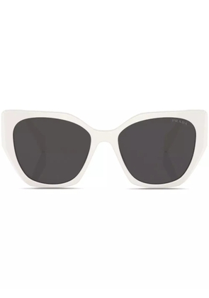 Prada Eyewear Prada PR 19ZS overvsize frame sunglasses - White