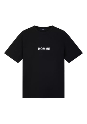 Comme des Garçons Homme slogan-print T-shirt - Black