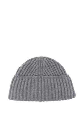 kujten Bruges ribbed-knit cashmere beanie - Grey