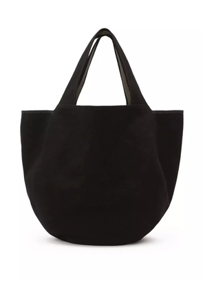 JW Anderson Maxi logo-appliqué tote bag - Black