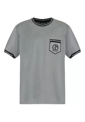 Giorgio Armani pocket t-shirt - Grey