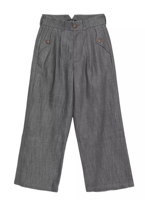Labrum London pleated pocket pants - Grey