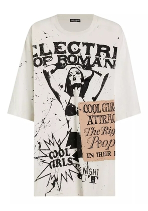 Dolce & Gabbana graphic-print T-shirt - White