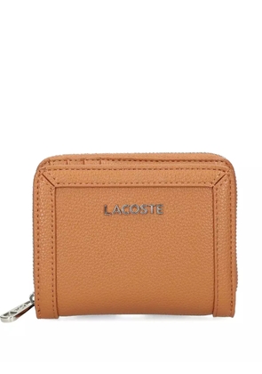 Lacoste textured zip wallet - Brown