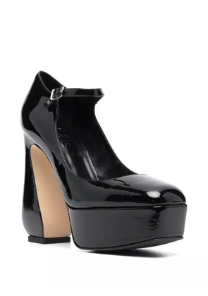 Si Rossi Si Rossi 125mm platform pumps - Black
