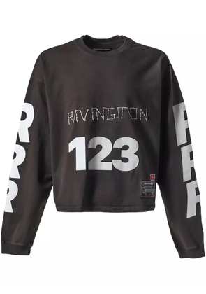 RRR123 cotton sweatshirt - Black