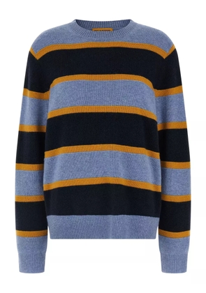 Guest In Residence striped crew-neck sweater - Blue