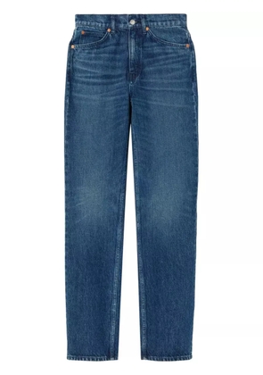 RE/DONE 70's high-waist straight-leg jeans - Blue