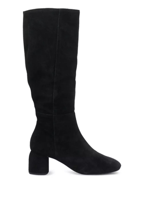 ANGEL ALARCON 65mm zip-detail block-heel boots - Black