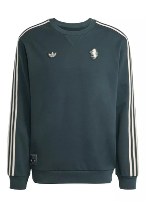 adidas side-stripe sweatshirt - Green