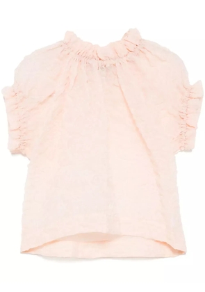 Simone Rocha ruffle tulip top - Orange