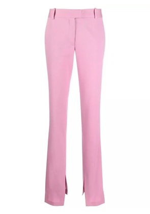 The Attico slit-detail tailored trousers - Pink
