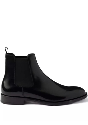Prada elastic-gusset chelsea boots - Black
