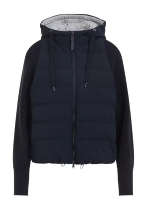 Brunello Cucinelli padded hooded jacket - Blue