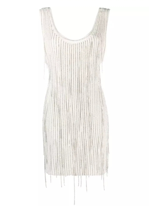 Philosophy Di Lorenzo Serafini crystal-embellished sleeveless dress - White