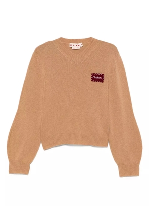 Marni V-neck sweater - Brown