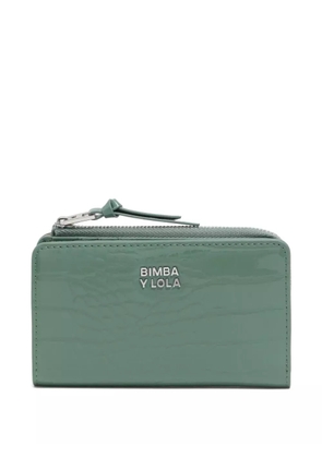 Bimba y Lola crocodile-effect zip-around wallet - Green