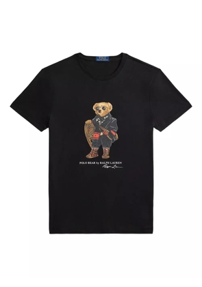 Polo Ralph Lauren bear-print cotton T-shirt - Black