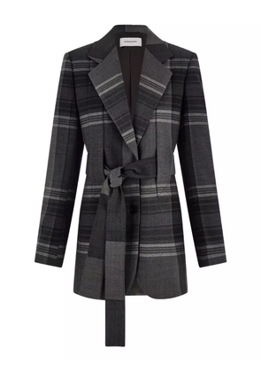 Ferragamo belted blazer - Black