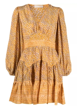 Ulla Johnson Hayana puff-sleeve dress - Yellow