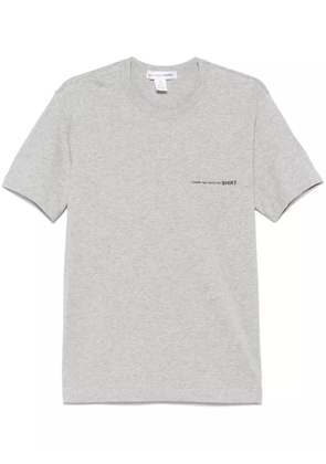 Comme Des Garçons Shirt logo-print T-shirt - Grey