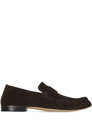 The Row suede loafers - Brown