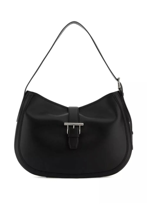 Alexander McQueen T-Bar buckle-fastening leather shoulder bag - Black