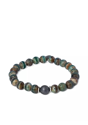 Tateossian Lhasa Graffiato beaded bracelet - Green