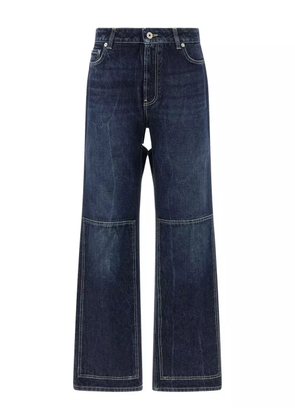 Jean Paul Gaultier The Cut-Out wide-leg jeans - Blue