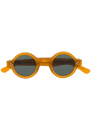 Lesca round shape sunglasses - Orange