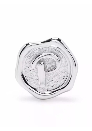 Maria Black POP letter P coin - Silver