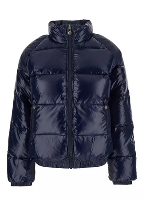 Pyrenex logo-patch quilted jacket - Blue