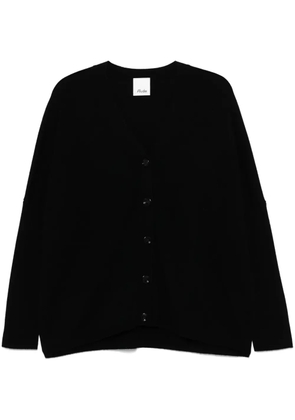 Allude V-neck cardigan - Black