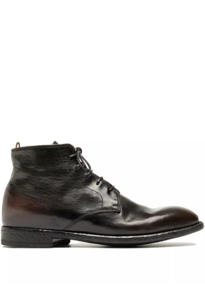 Officine Creative Emory lace-up leather boots - Black