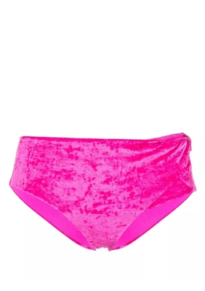 Versace Medusa plaque bikini bottoms - Pink