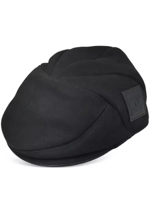 CHANEL Pre-Owned 1990-2000s Sport Line leather hat - Black