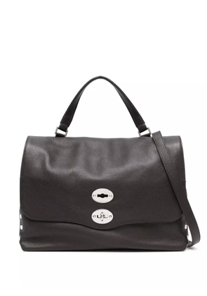 Zanellato large Postina leather tote bag - Brown