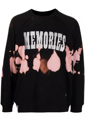 Stain Shade x Hiroshi Fujiwara glitter-detail sweatshirt - Black