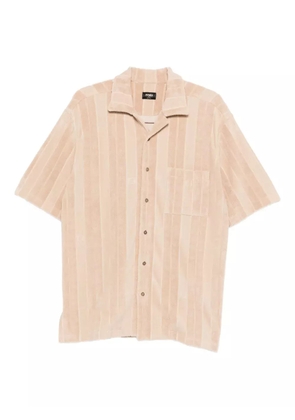 FENDI striped cotton shirt - Neutrals