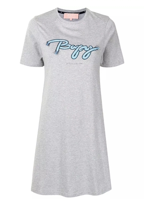 BAPY BY *A BATHING APE® embroidered-logo T-shirt dress - Grey