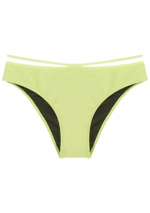 Gloria Coelho string-detail low-rise bikini briefs - Green