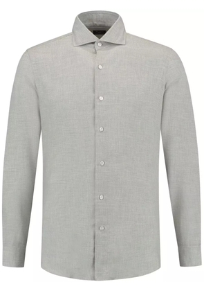 Finamore 1925 Napoli cutaway-collar shirt - Neutrals