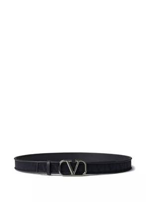Valentino Garavani 30mm Toile Iconographe belt - Black