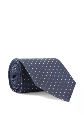 TOM FORD polka-dot silk tie - Blue