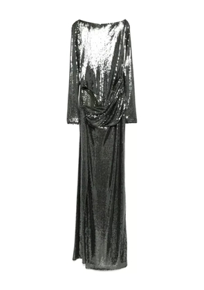 Alex Perry sequin-embellished maxi dress - Green