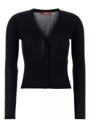 Max Mara Potus ribbed V-neck cardigan - Blue