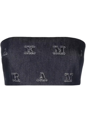 Max Mara MaxMaraGram jacquard crop top - Blue